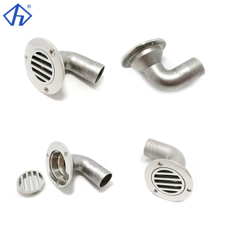 Stainless Steel Casting Elbow Drain Scupper