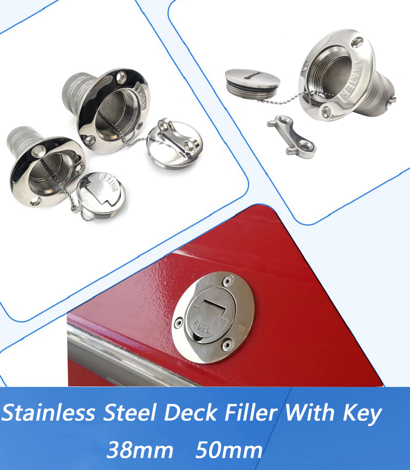 Stainless Steel Deck Fill With Key Boat Yacht Deck Filler From Hiever