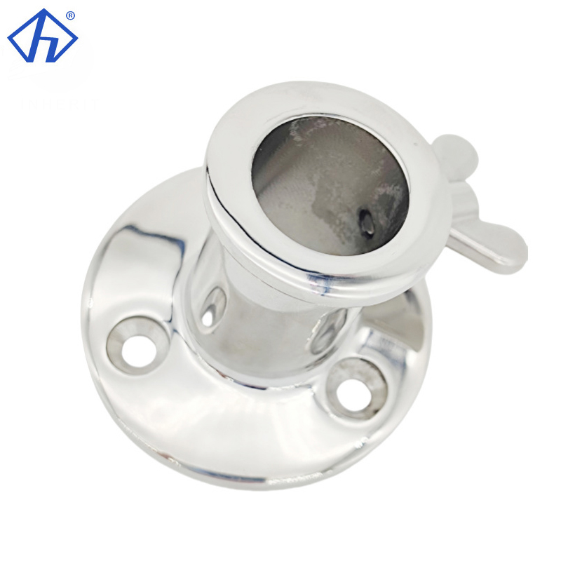 Stainless Steel Flagpole Base Mount