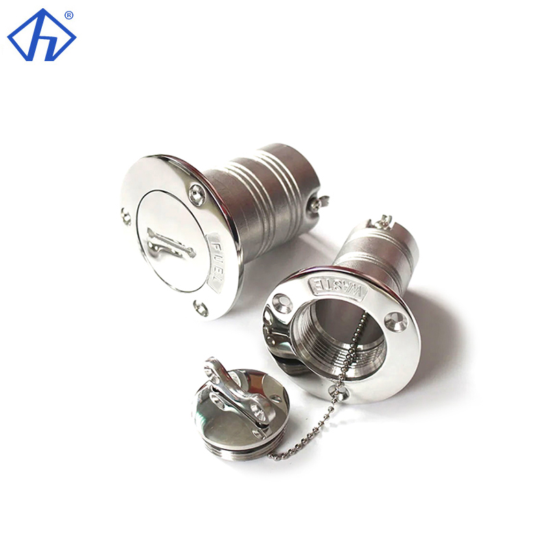 Stainless Steel Marine Boat Deck Filler With Key Deck Fill