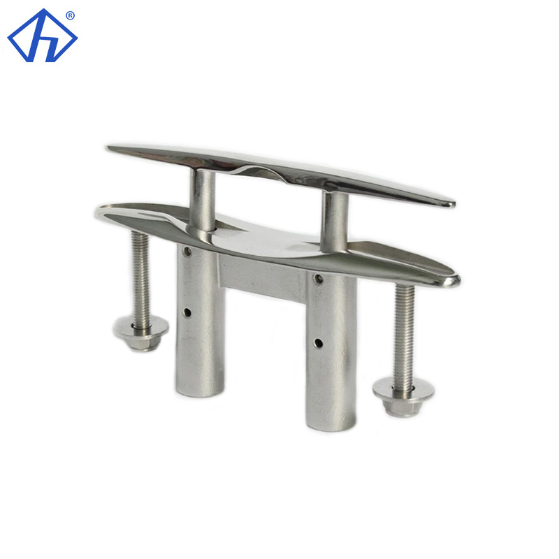 Stainless Steel Pull-Up Cleat Deck Flush Mount Pop-Up Cleat