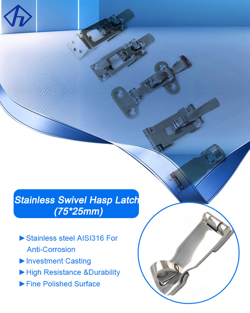 Stainless Swivel Hasp Latch
