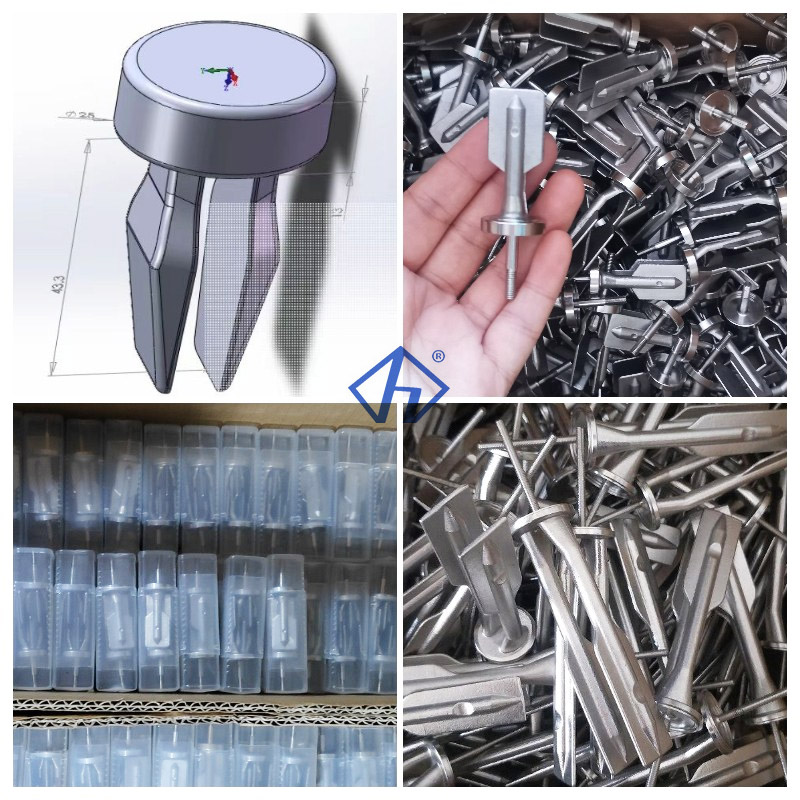 Wholesale Stainless Steel Liquid Solid Fork Parts For Tuning Fork Level Sensor Vibration Fork Parts-Hiever