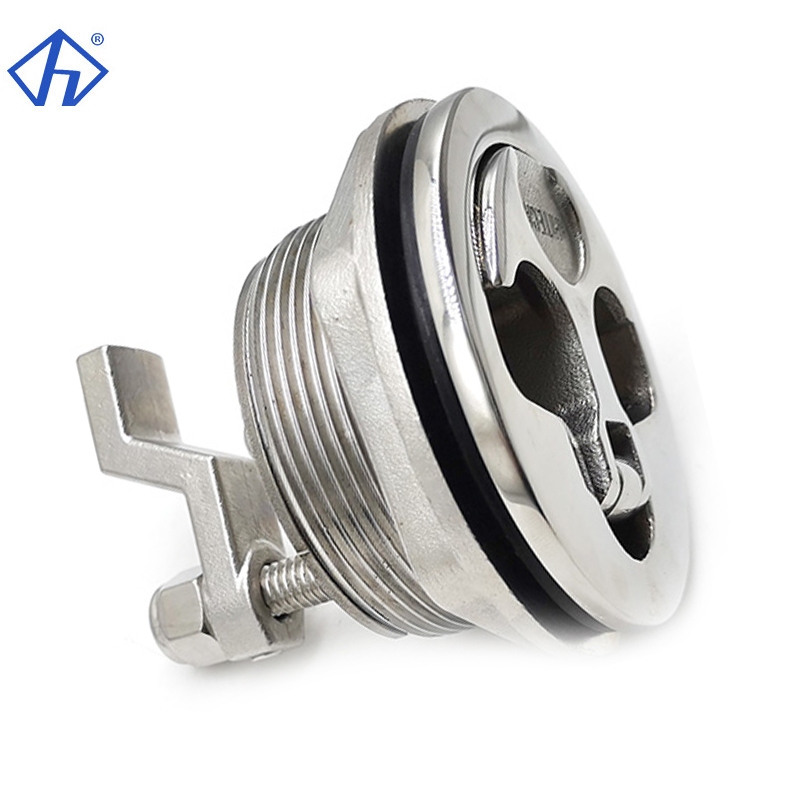 stainless Heavy Duty Round Flush Slam Latch