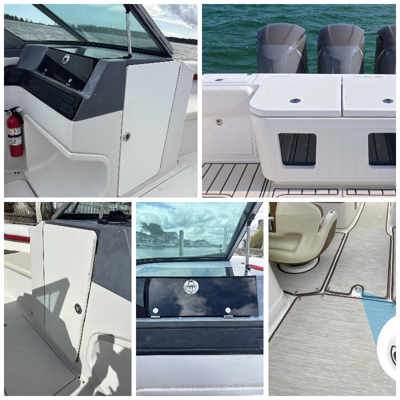 stainless flush handle latch appliaction