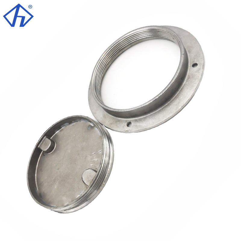 stainless round deck plate